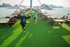 Tai Chi lesson on the sundeck -Dragon Legend Cruise