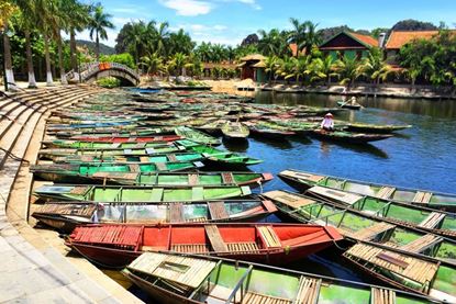 Tam Coc Wharf in Ninh Binh